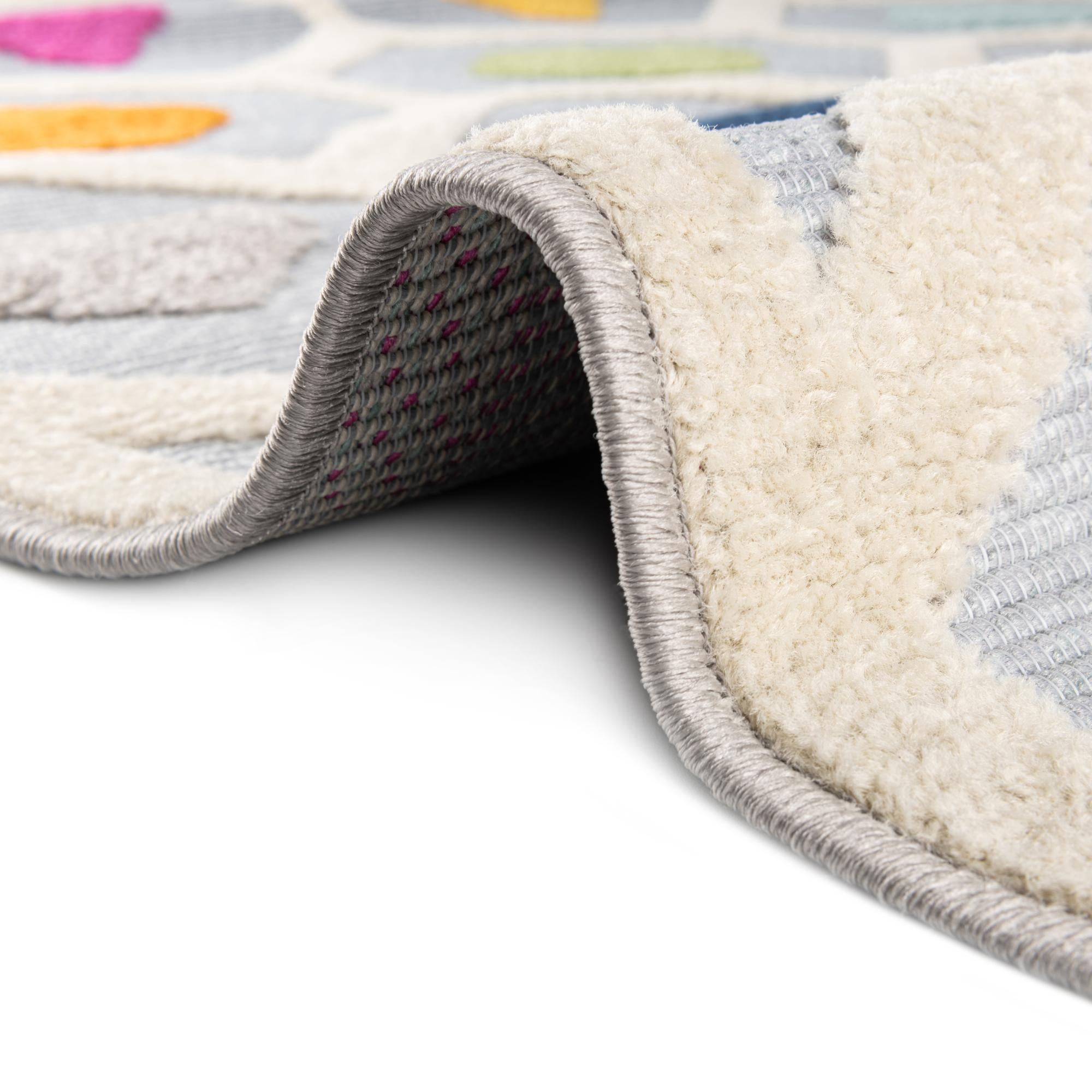5' 3 x 5' 3 Easy-Clean Aruba Indoor / Outdoor Round Rug