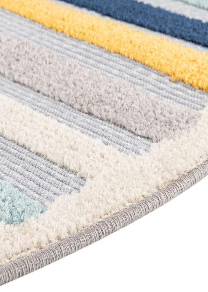 5' 3 x 5' 3 Easy-Clean Aruba Indoor / Outdoor Round Rug