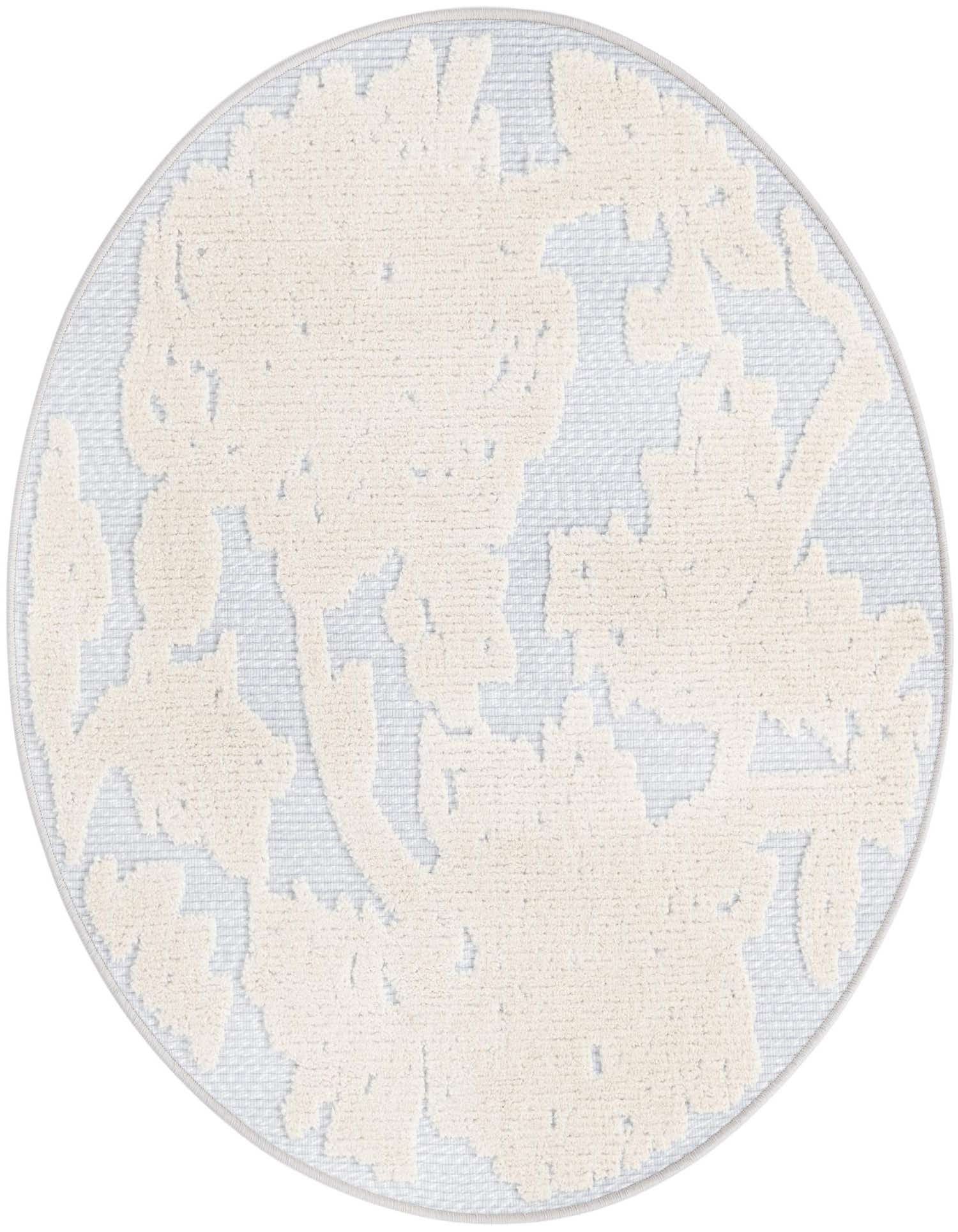 3' 3 x 3' 3 Easy-Clean Aruba Indoor / Outdoor Round Rug