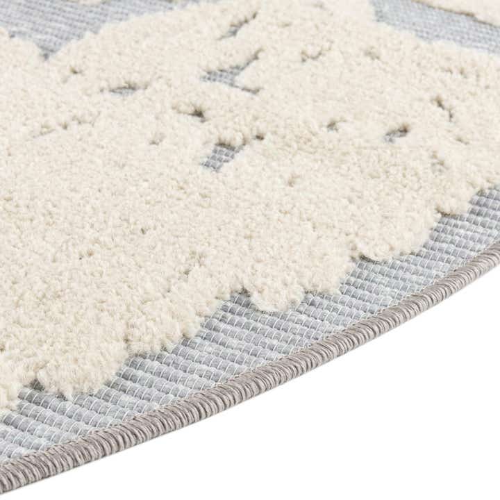 3' 3 x 3' 3 Easy-Clean Aruba Indoor / Outdoor Round Rug