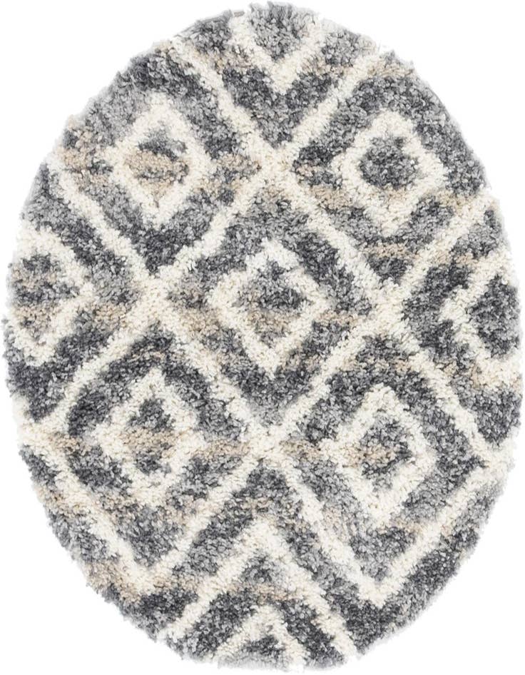 Detail image of 3' 3 x 3' 3 Athena Shag Round Rug
