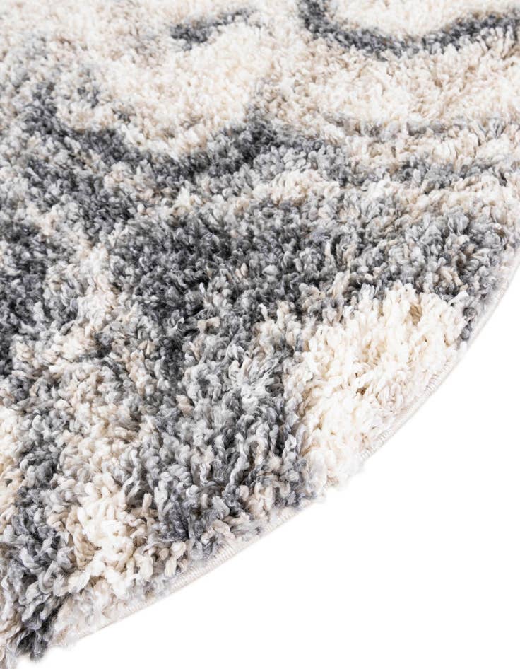 Detail image of 3' 3 x 3' 3 Athena Shag Round Rug