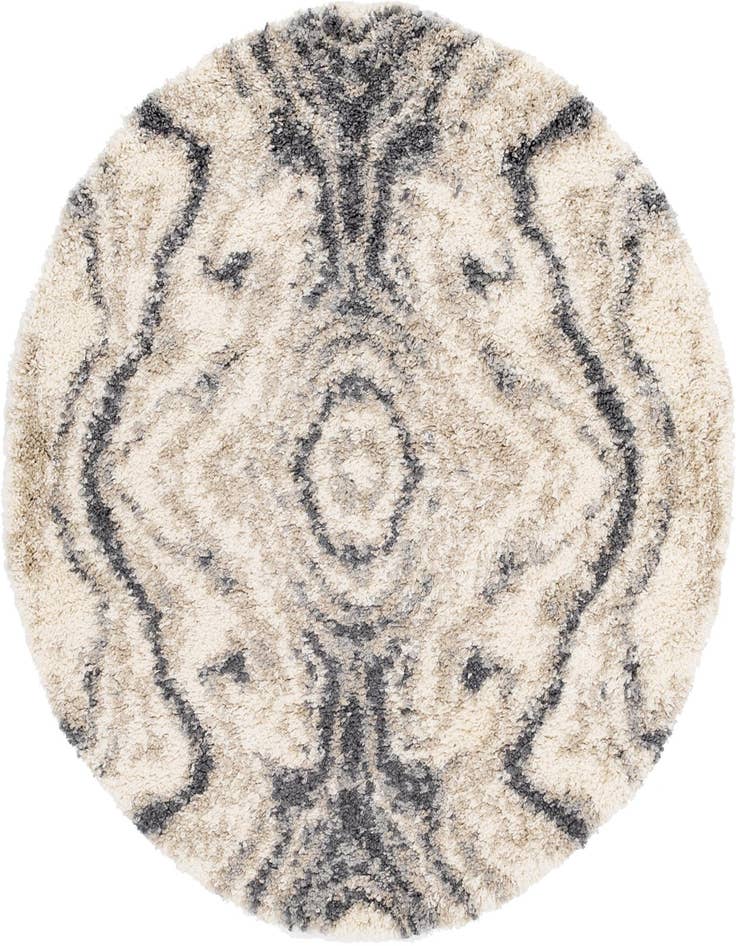 Detail image of 5' x 5' Athena Shag Round Rug