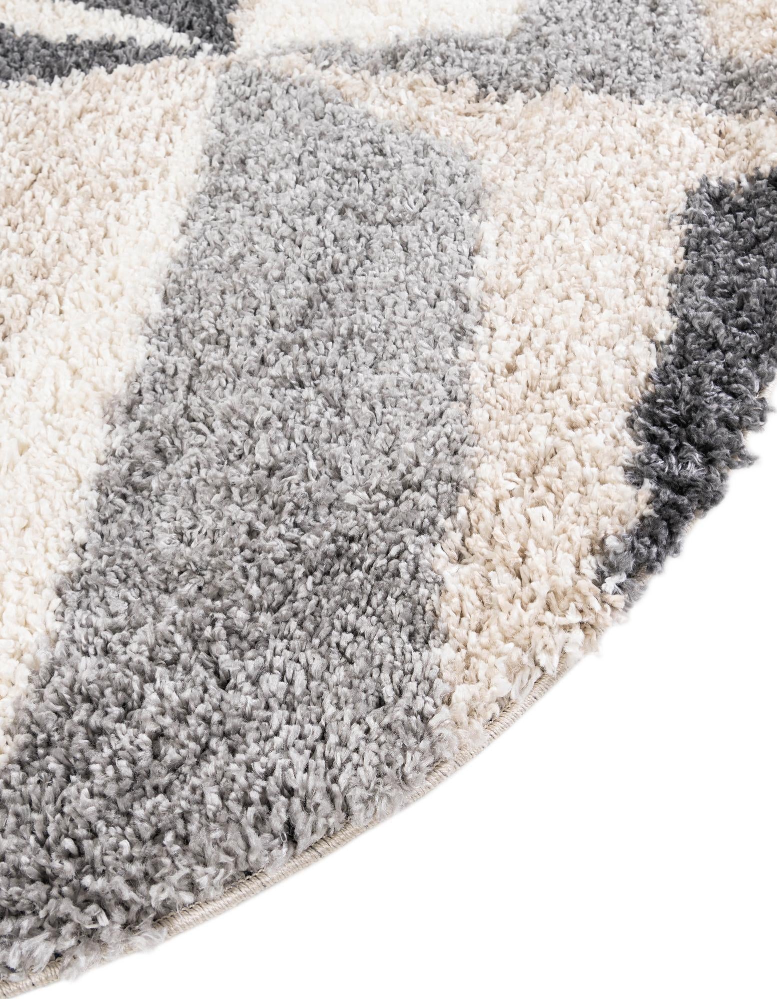 5' x 5' Athena Shag Round Rug