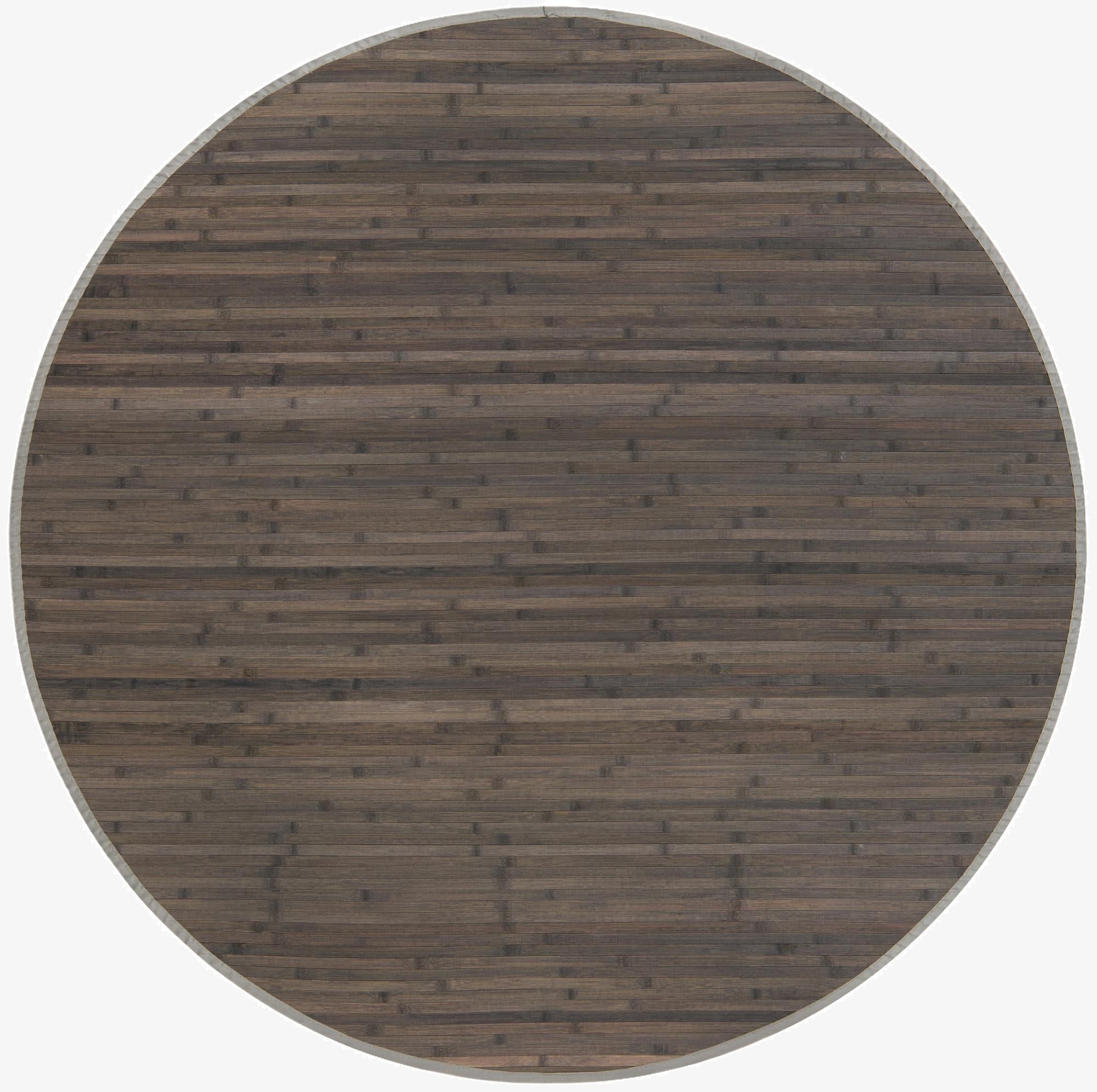 5' 3 x 5' 3 Bamboo Round Rug