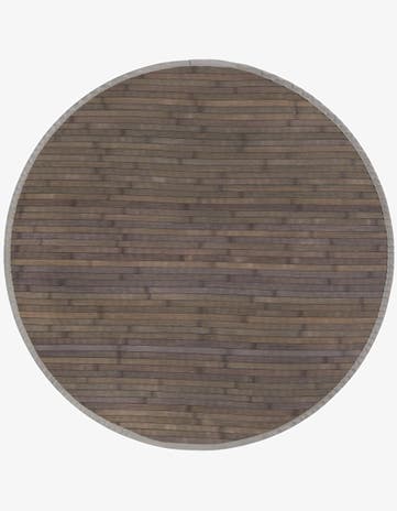 3' 3 x 3' 3 Bamboo Round Rug