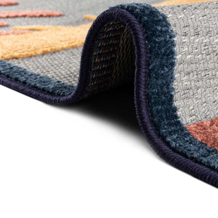 5' 3 x 5' 3 Easy-Clean Belize Indoor / Outdoor Round Rug
