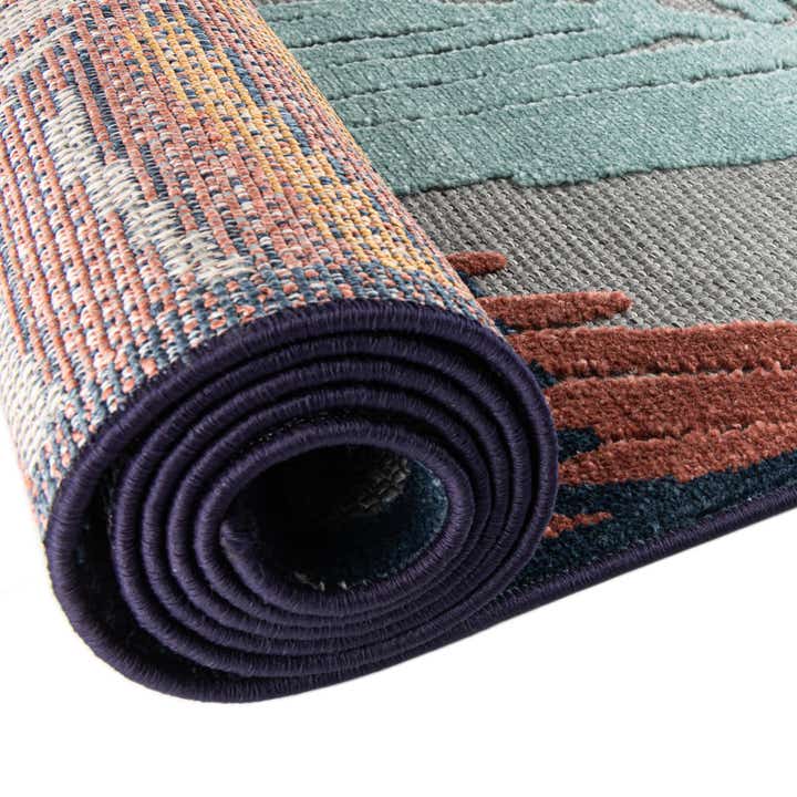 5' 3 x 5' 3 Easy-Clean Belize Indoor / Outdoor Round Rug