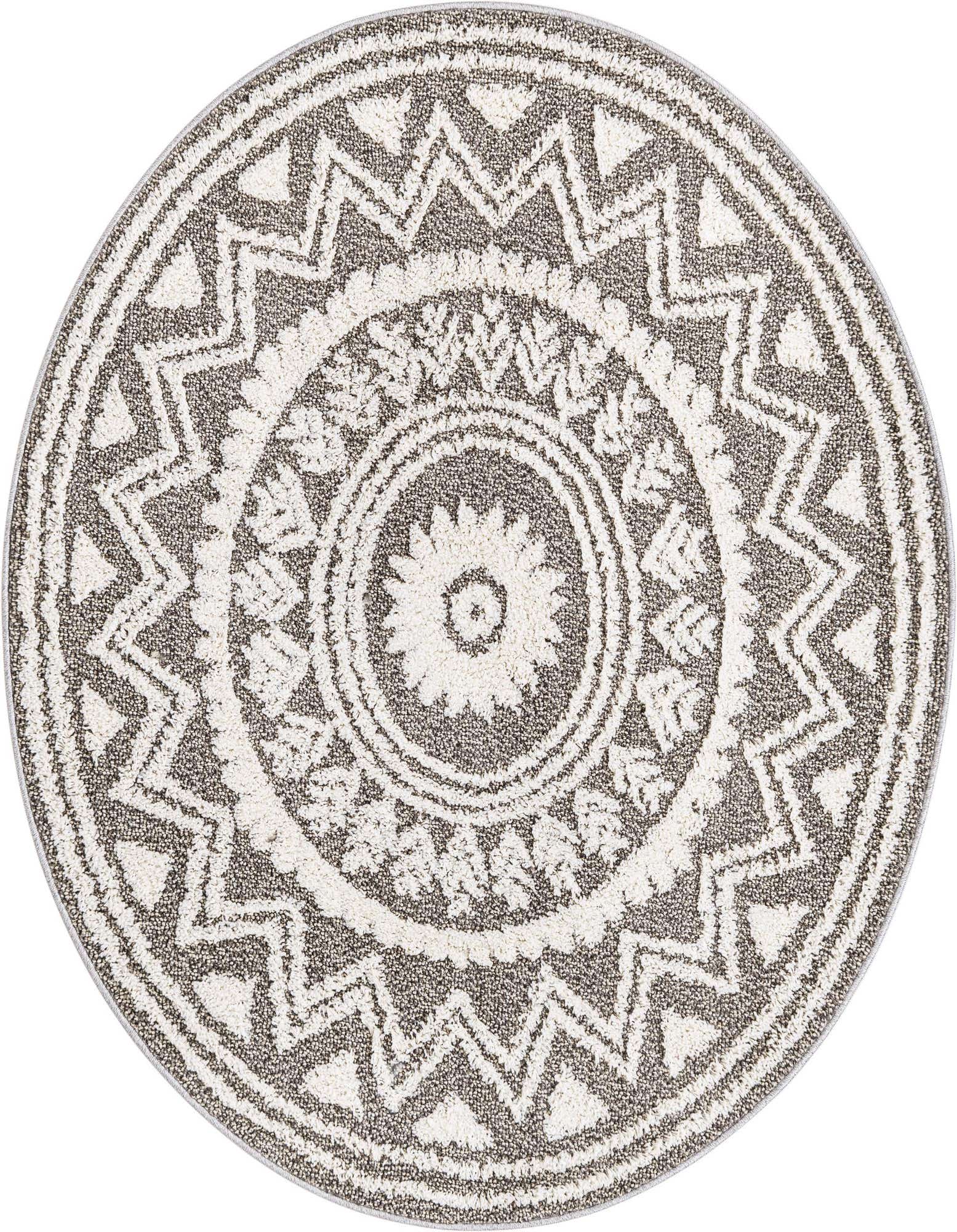 5' 3 x 5' 3 Boho Round Rug