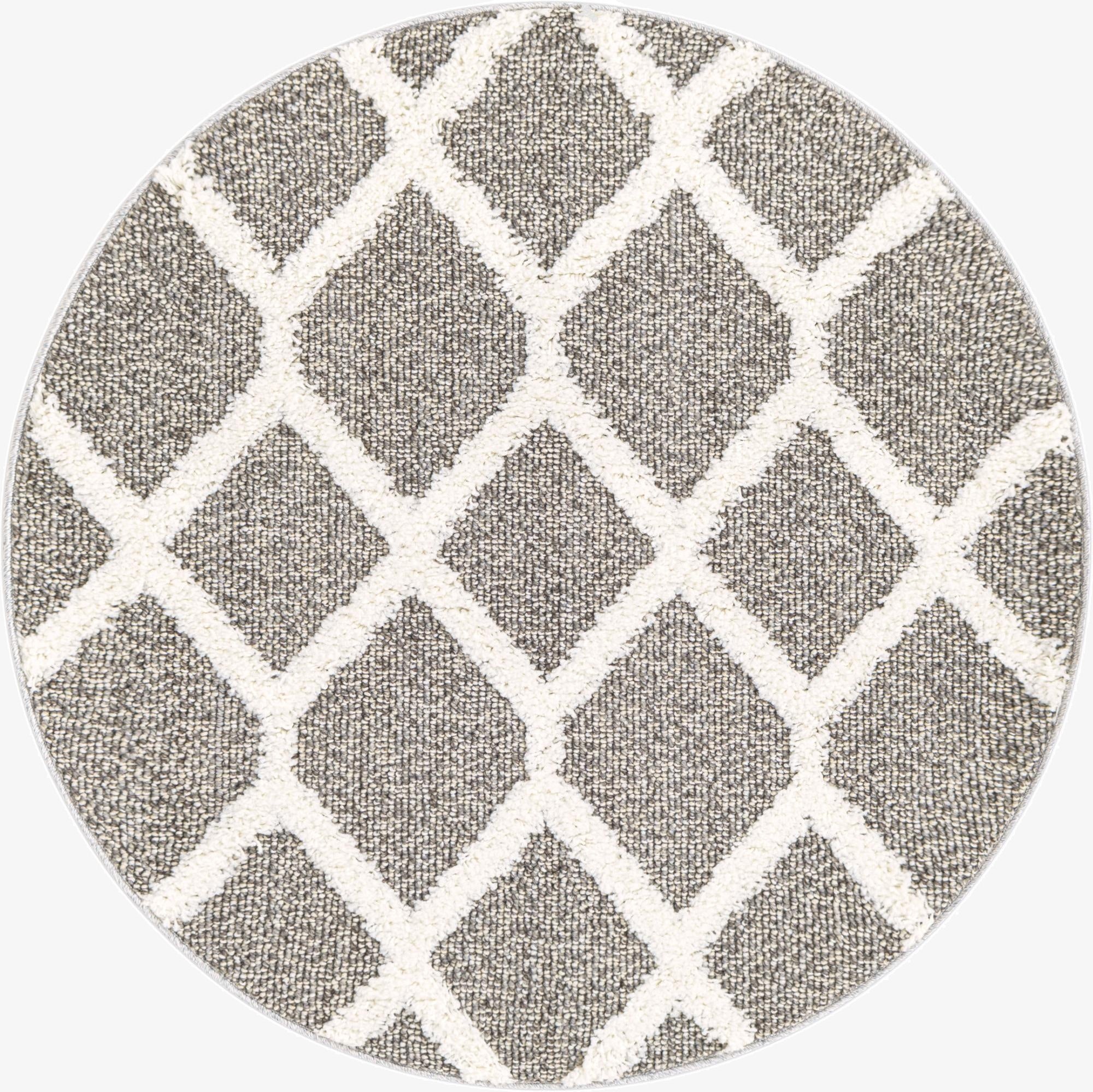 3' 3 x 3' 3 Boho Round Rug