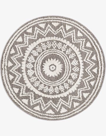 5' 3 x 5' 3 Boho Round Rug