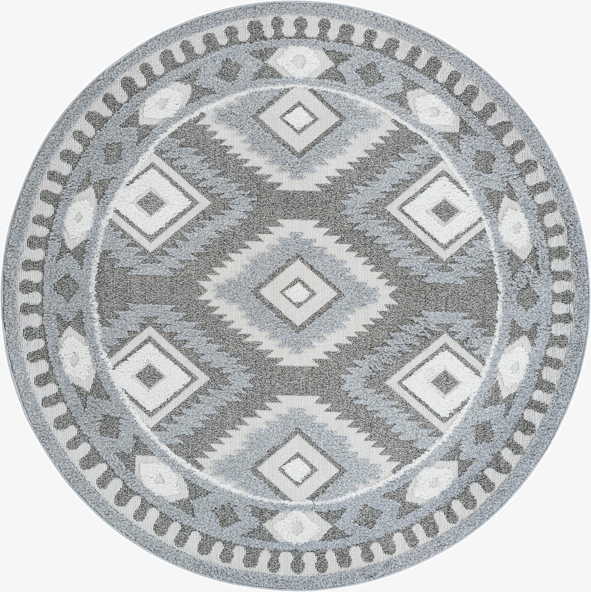 Primary image 7' 10 x 7' 10 Boho Round Rug