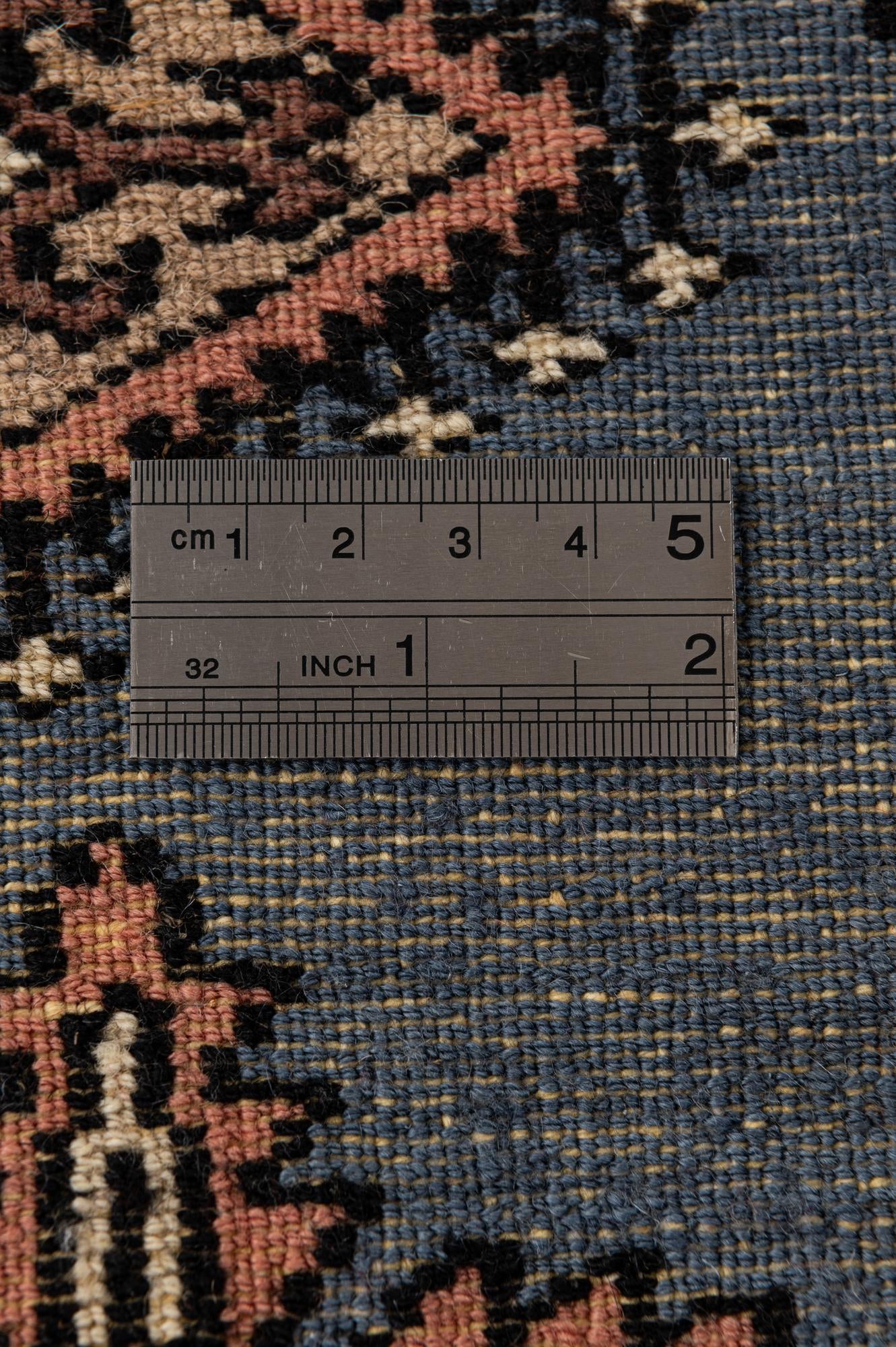 3' 1 x 3' 1 Hand Knotted Bokhara Oriental Wool Round Rug