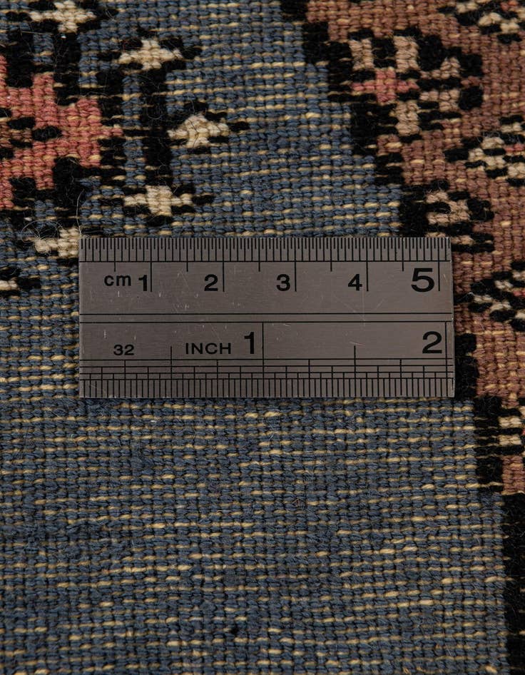 Detail image of 3' x 3'  Hand Knotted Bokhara Oriental Wool Round Rug