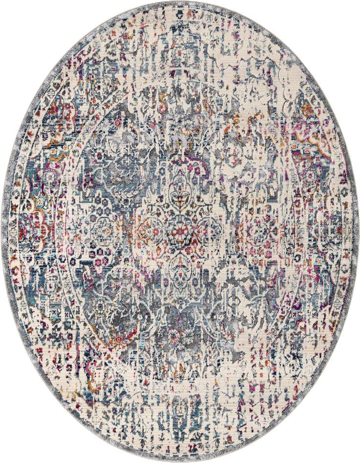 Detail image of 5' x 5' Budapest Round Rug