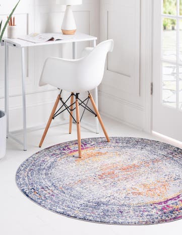 3' 7 x 3' 7 Budapest Round Rug
