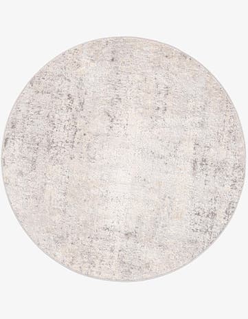 Gray Caspian Round Rug