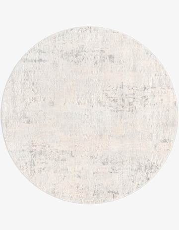 Gray Caspian Round Rug