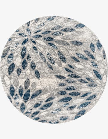Gray Charleston Round Rug