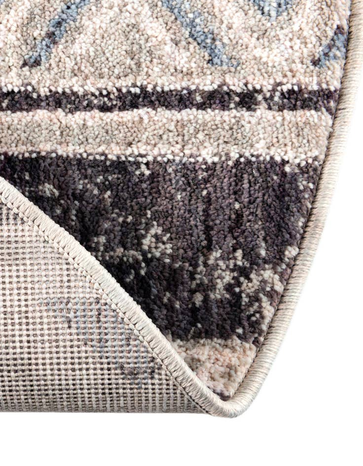 Detail image of 7' x 7' Eco Southwestern Round Rug