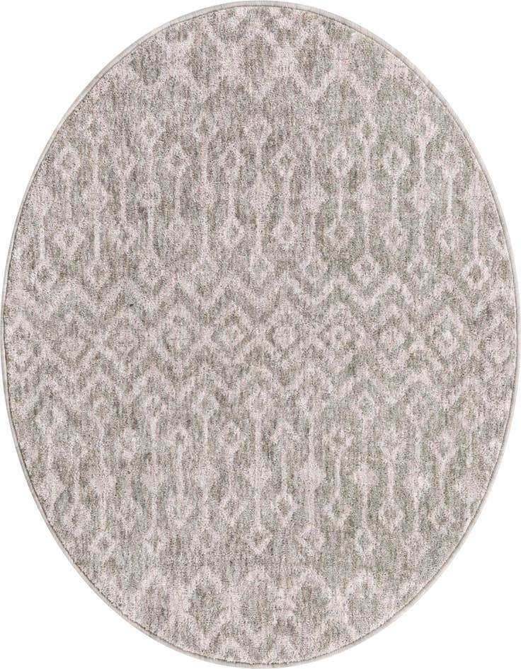 Detail image of 3' 3 x 3' 3 Eco Trellis Round Rug
