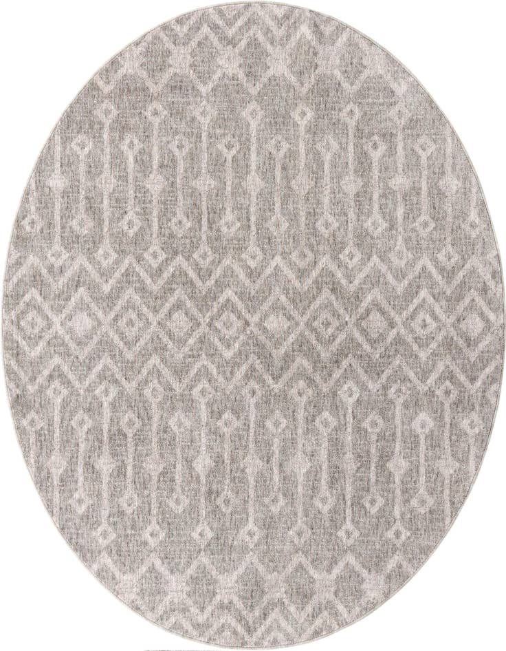 Detail image of 7' x 7' Eco Trellis Round Rug
