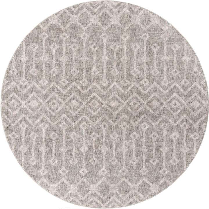 7' x 7' Eco Trellis Round Rug