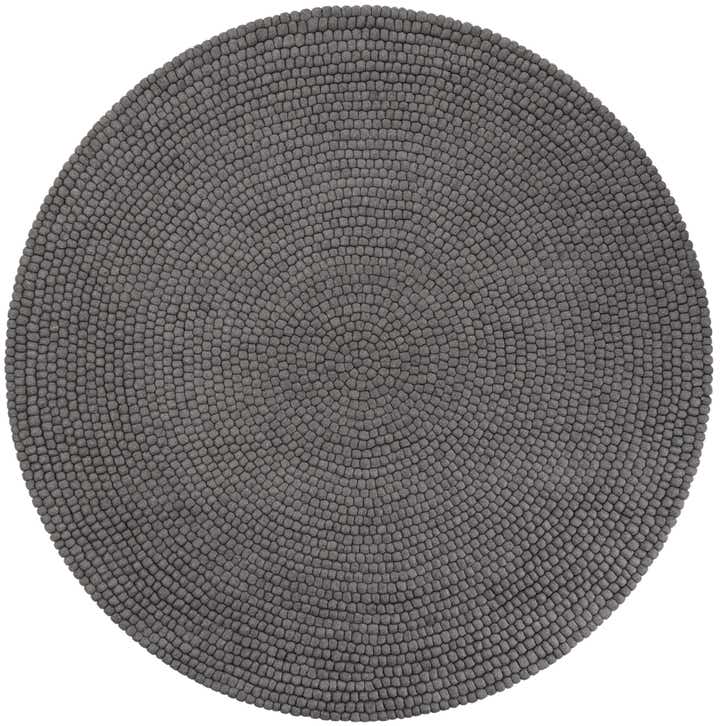 240cm x 240cm Felt Ball Alfombra Lana redondo