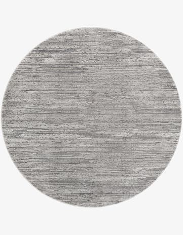 Gray Finsbury Round Rug