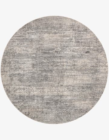 Gray Finsbury Round Rug
