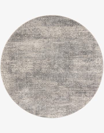 Gray Finsbury Round Rug