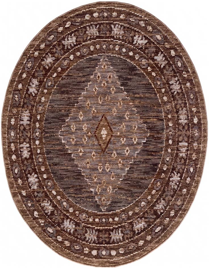 Detail image of 5' x 5' Grand Tradition Round Rug