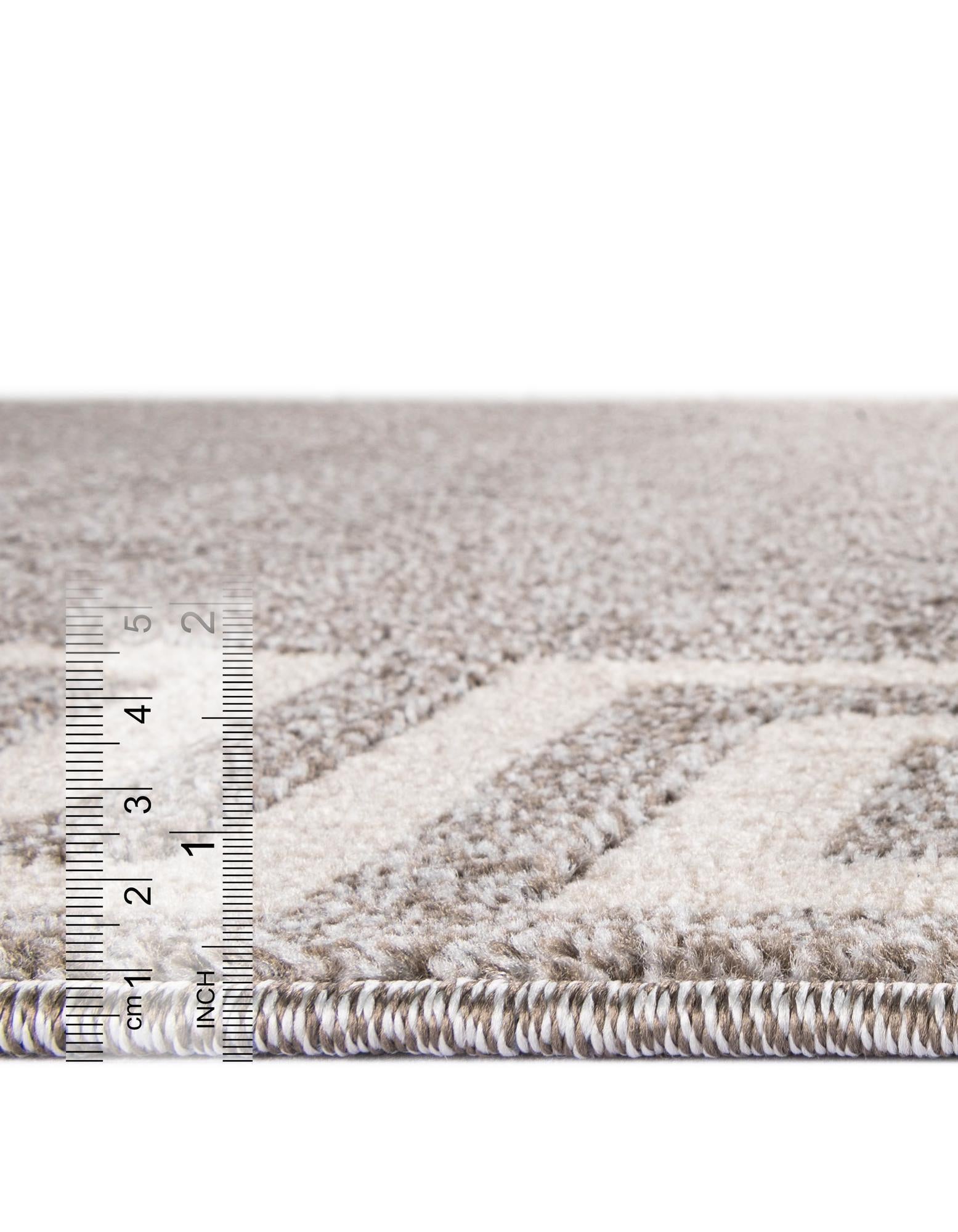 6' x 6' Greek Key Round Rug