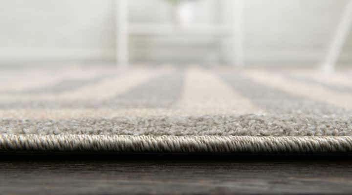 6' x 6' Greek Key Round Rug