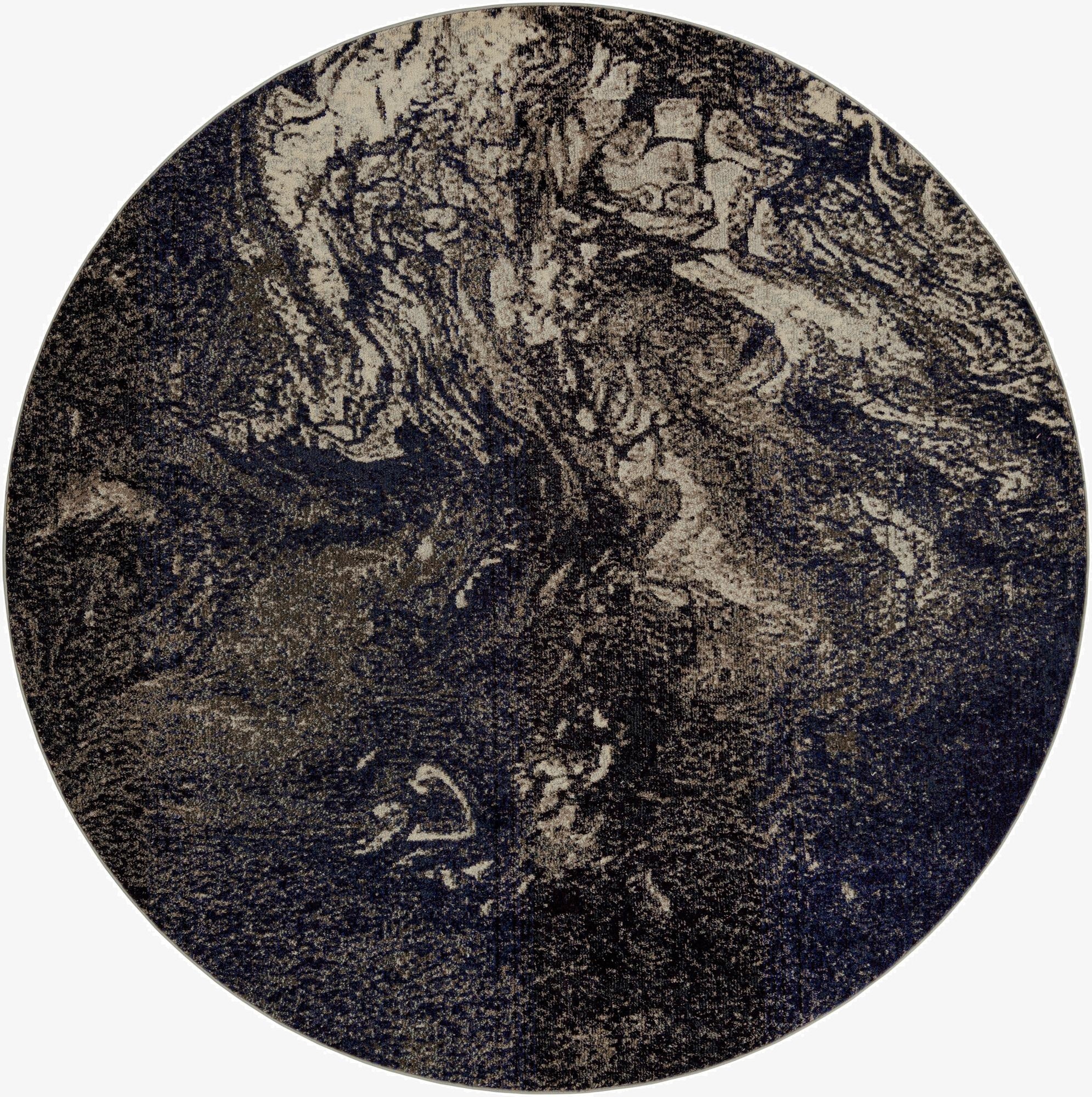 7' 10 x 7' 10  Washable Haerfest Round Rug