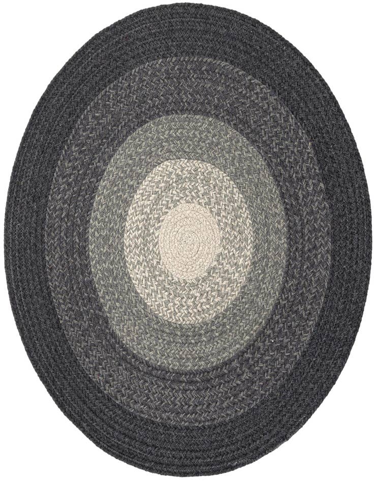 Detail image of 3' 1 x 3' 1  Hand Hand Braided Wool Round Rug