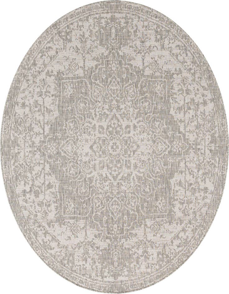 Detail image of 6' 7 x 6' 7 Easy-Clean Jill Zarin Dubai Indoor / Outdoor Round Rug