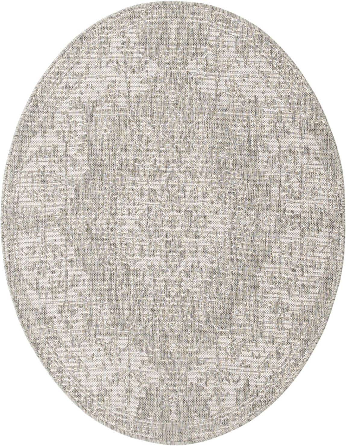 4' x 4' Easy-Clean Jill Zarin Dubai Indoor / Outdoor Round Rug
