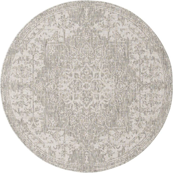 Detail image of 4' x 4' Easy-Clean Jill Zarin Dubai Indoor / Outdoor Round Rug