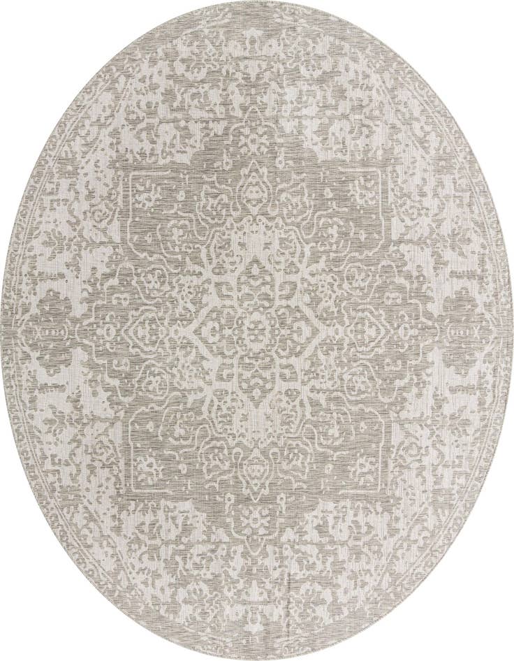 Detail image of 10' 8 x 10' 8 Easy-Clean Jill Zarin Dubai Indoor / Outdoor Round Rug