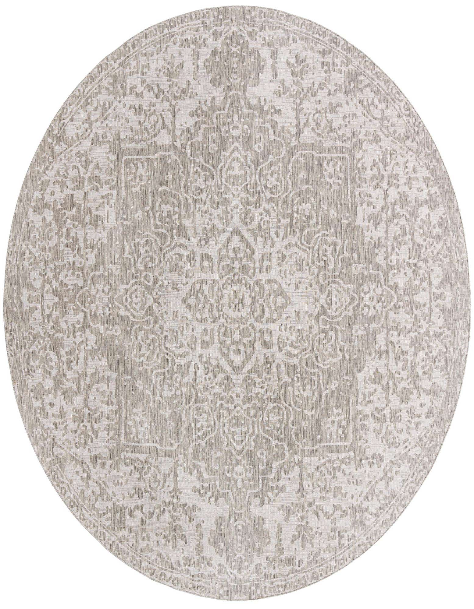 13' x 13' Easy-Clean Jill Zarin Dubai Indoor / Outdoor Round Rug