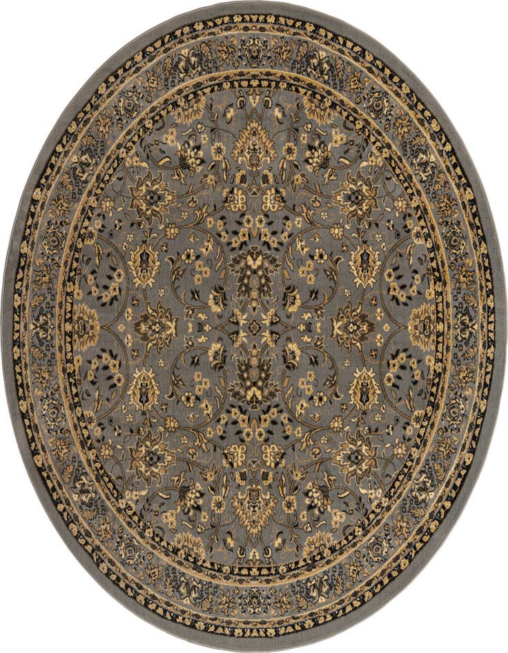 Detail image of 7' 10 x 7' 10 Kashan Design Round Rug