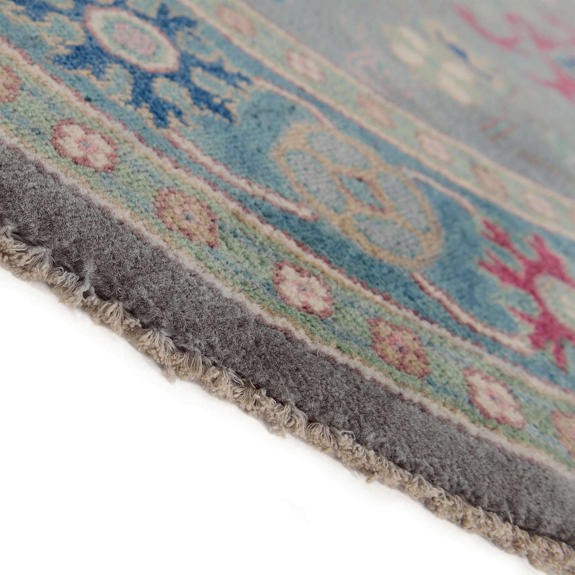Detail image 8 of 12: 5' 9 x 5' 9 Hand Knotted Kazak Round Rug
