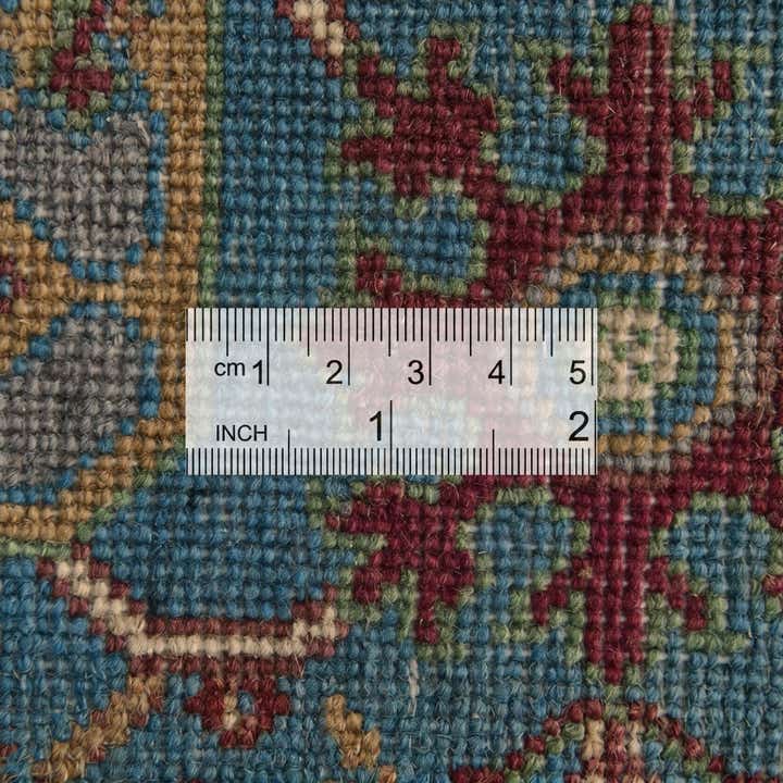 5' 9 x 5' 9 Hand Knotted Kazak Round Rug