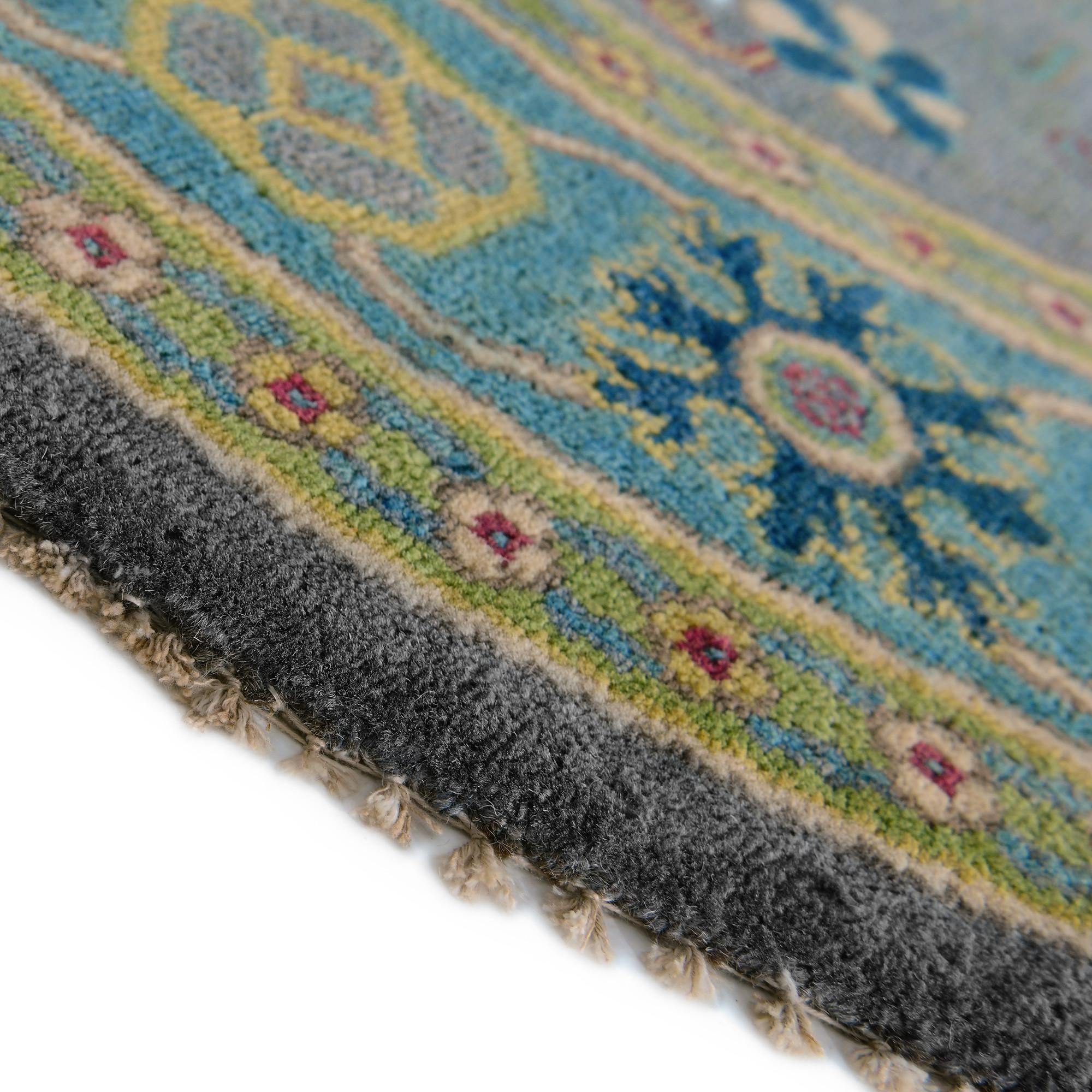 Detail image 8 of 12: 5' 9 x 5' 10 Hand Knotted Kazak Round Rug