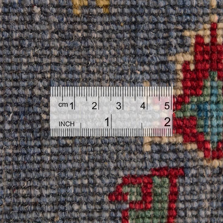 Detail image of 4' 7 x 4' 11 Hand Knotted Kazak Round Rug