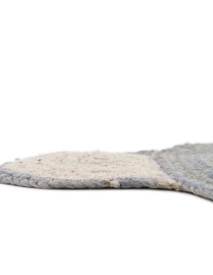 5' 1 x 5' 1 Hand Braided Kids Braided Jute Round Rug