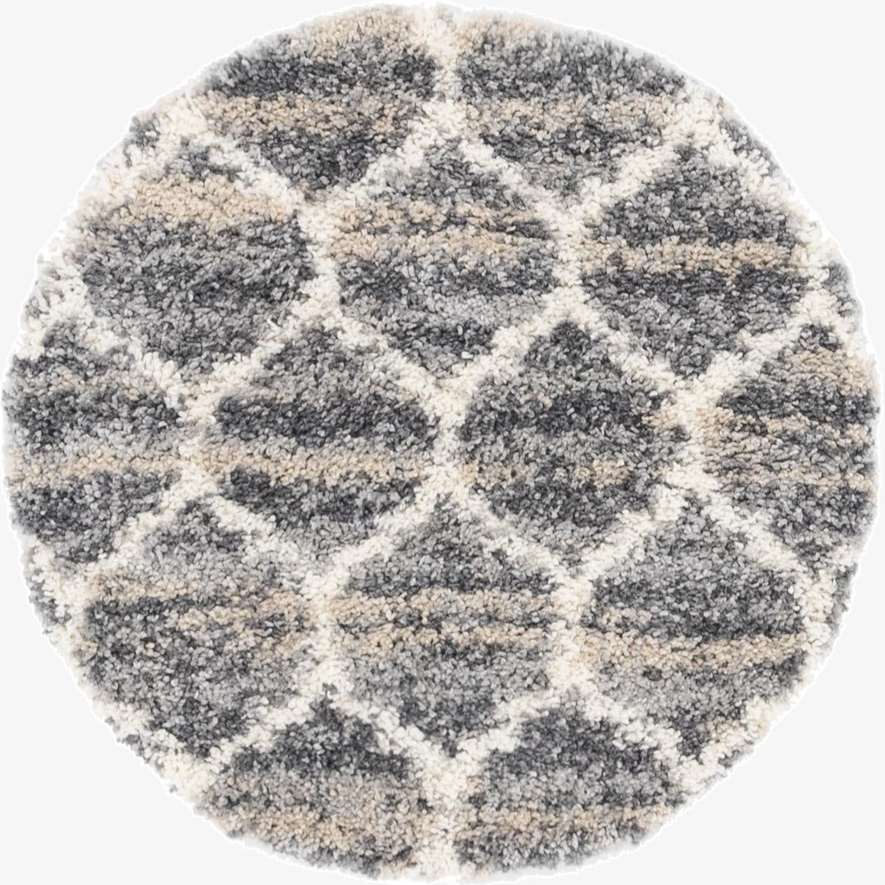 Primary image 3' 3 x 3' 3 Lagom Shag Round Rug