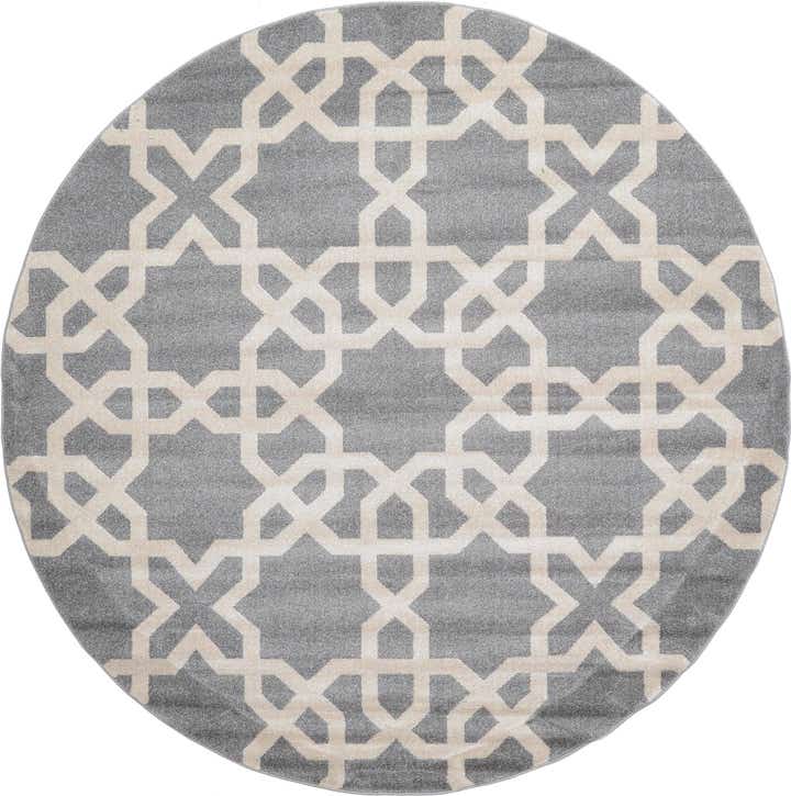 8' x 8' Lattice Round Rug