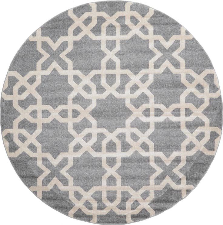 Detail image of 8' x 8' Lattice Round Rug